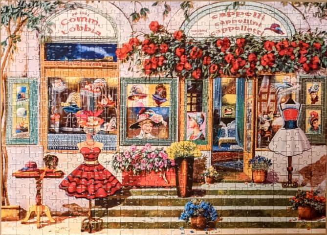 The Hat Boutique. 500 piece jigsaw.